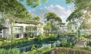 Biệt thự song lập hồ park river ecopark