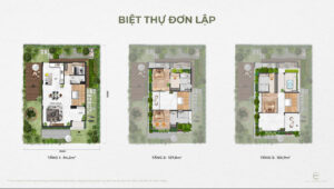 Mặt bằng đơn lập the garden ecopark vinh