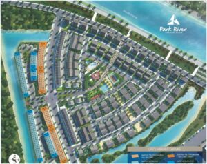 Mặt bằng nhà phố Park River Ecopark