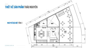 Mặt bằng nhà phố đặc biệt thảo nguyên 1