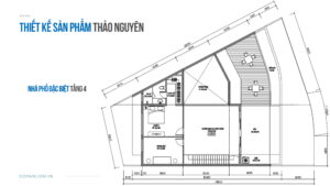 Mặt bằng nhà phố đặc biệt thảo nguyên 4