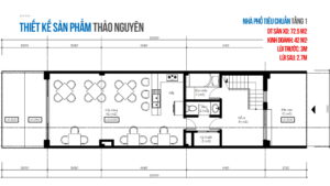 Mặt bằng nhà phố thảo nguyên điển hình t1