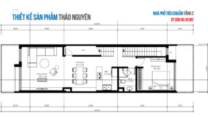 Mặt bằng nhà phố thảo nguyên điển hình t2
