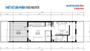 Mặt bằng nhà phố thảo nguyên điển hình t4