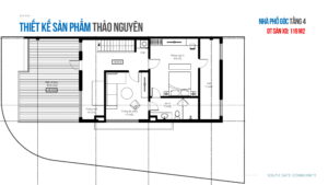 Mặt bằng nhà phố thảo nguyên góc t4