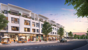 Phối cảnh nhà phố Ecorivers Hải Dương