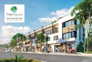 Phối cảnh nhà phố thảo nguyên đầu hồi