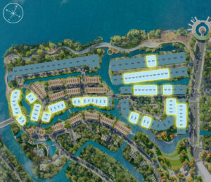 VỊ trí biệt thự song lập River Walk