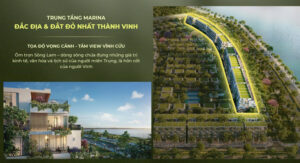 Vị trí trung tầng marina eco central park vinh