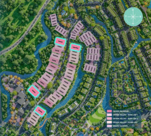 mặt bằng biệt thự khoáng nóng Onsen Ecopark 1