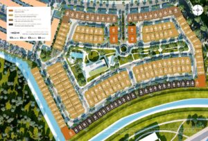 mặt bằng biệt thự mimosa ecopark