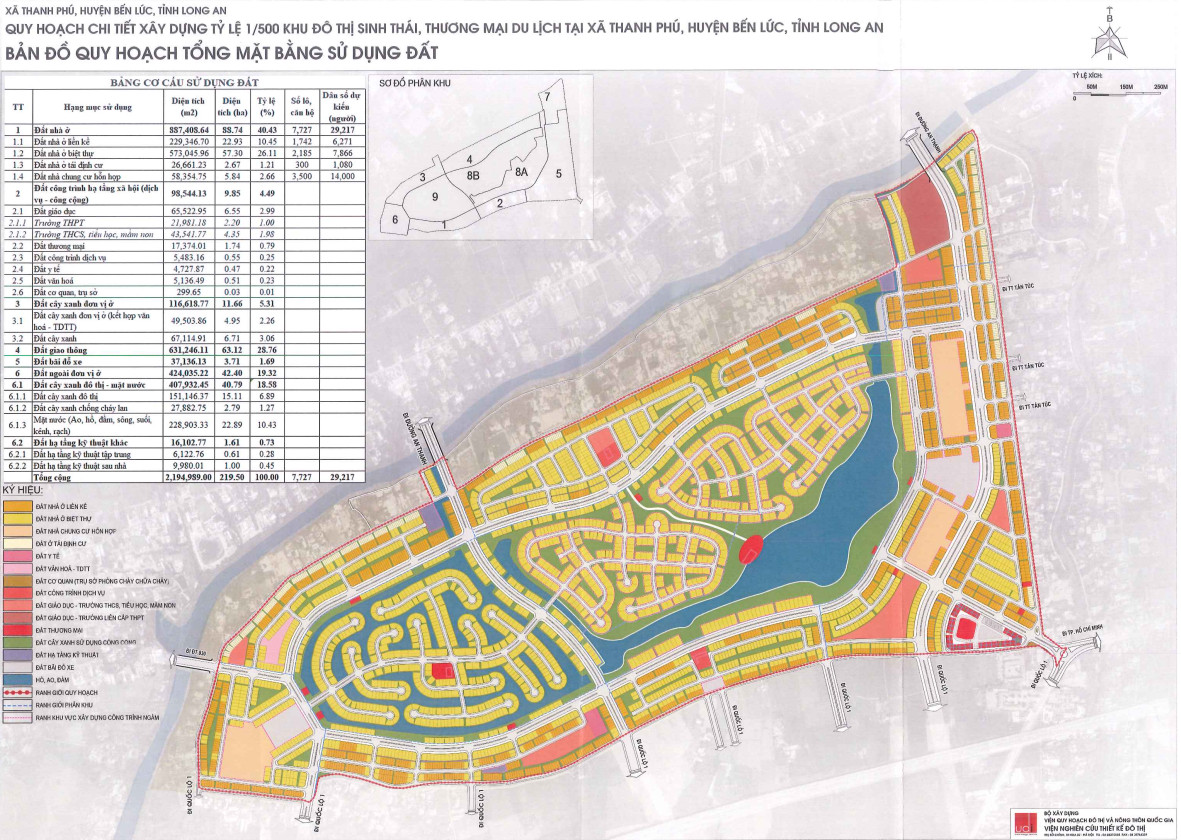 15 Tháng Một, 2025 mat bang du an eco retreat long an