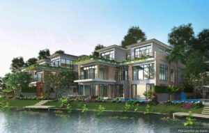 mẫu biệt thự đảo scarlet ecopark