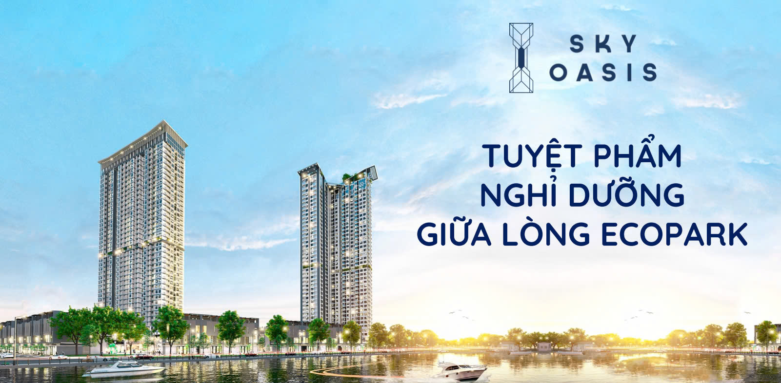 phối cảnh căn hộ sky oasis ecopark