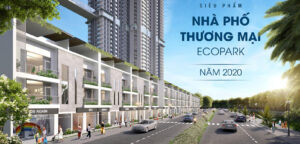 phối cảnh nhà phố vịnh đảo ecopark