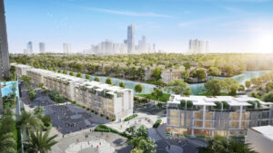 phối cảnh nhà phố vịnh đảo ecopark hưng yên