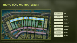 tổng quan trung tầng Marina eco central park vinh