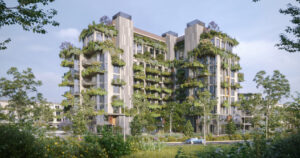 trung tầng thủy tiên dự án Ecopark