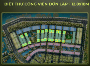 vị trí biệt thự công viên đơn lập plaza eco central park
