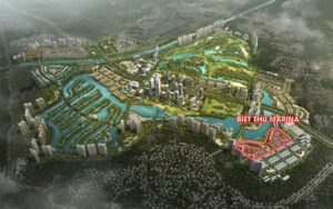 vị trí biệt thự marina khu đô thị ecopark