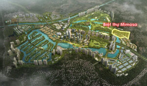 vị trí biệt thự mimosa ecopark