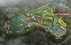 vị trí nhà phố thảo nguyên ecopark