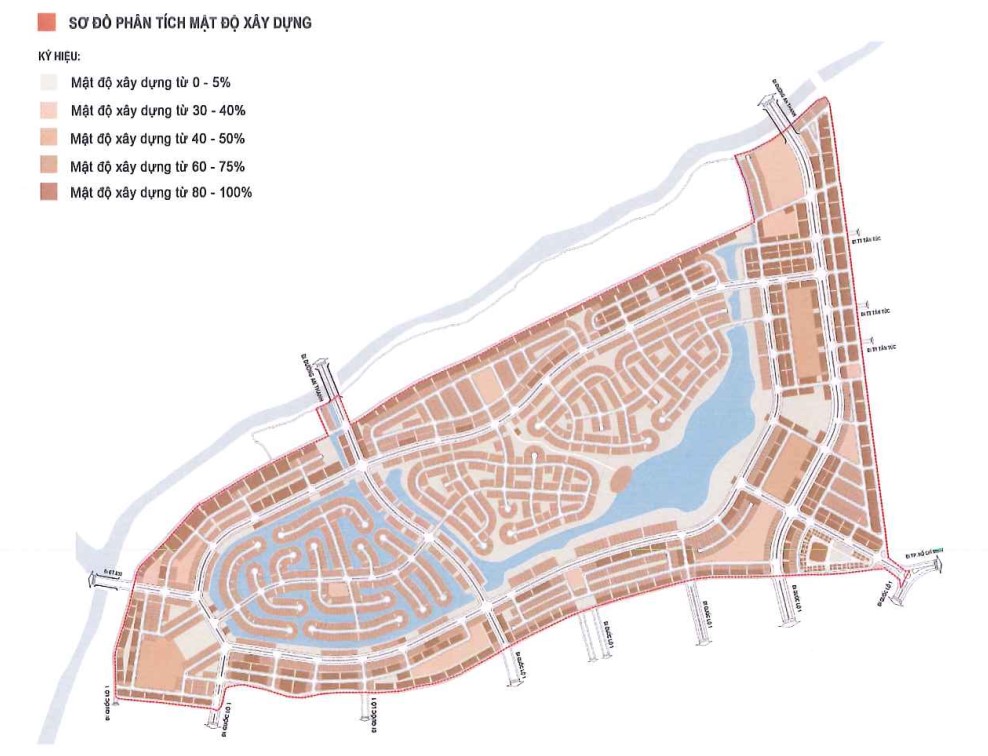 mặt bằng Eco Retreat mật độ xây dựng