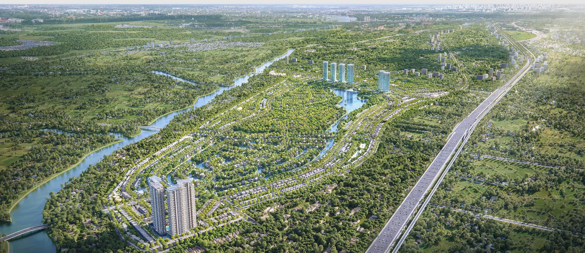 Dự án Ecopark - Tổng hợp thông tin các dự án của chủ đầu tư Ecopark 2026 48 phối cảnh chung Eco Retreat Long An