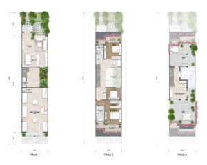 Mặt bằng Shophouse 6m Eco Retreat Long An