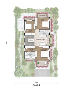 Tầng 2 biệt thự đơn lập Eco Retreat Long An