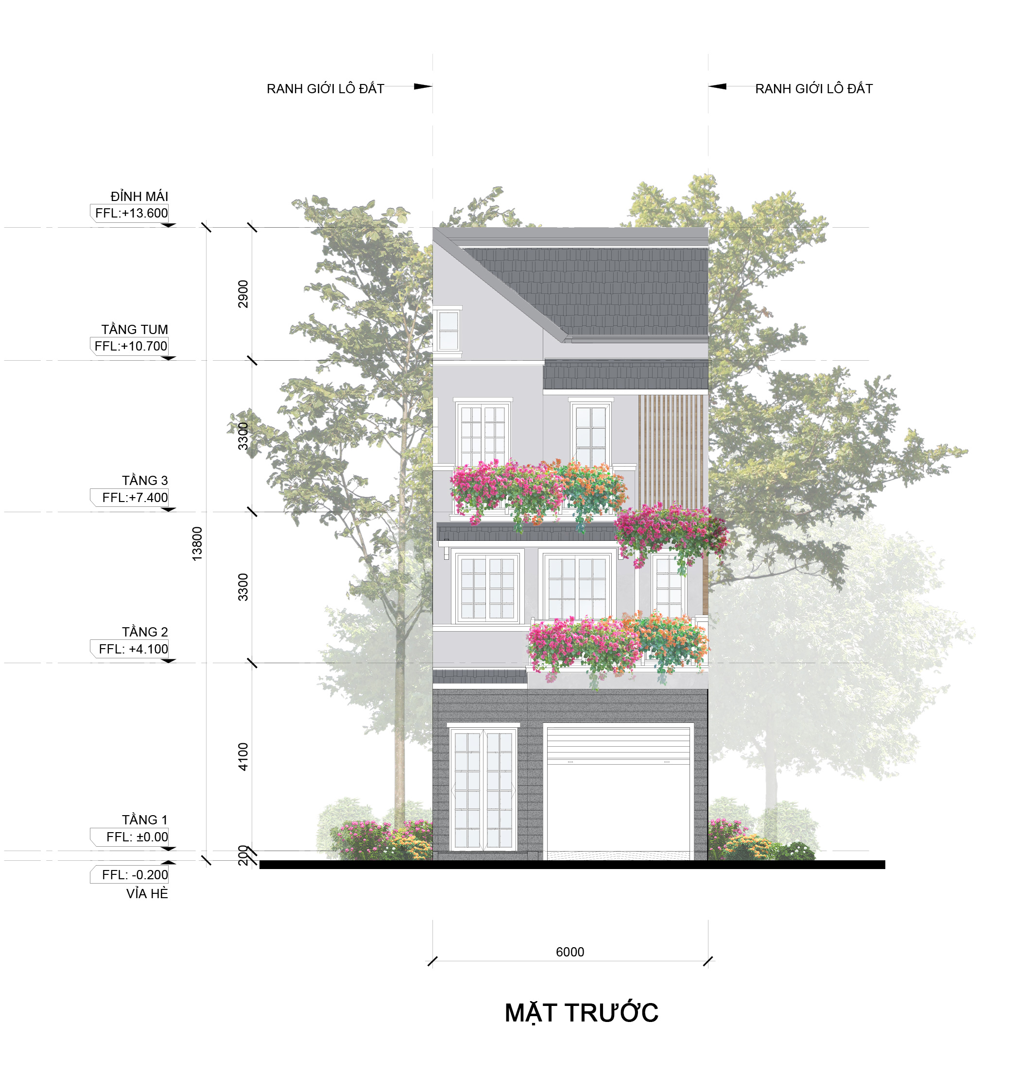 12 Tháng 3, 2025 mat truoc nha pho townhouse eco retreat long an