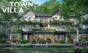 phối cảnh town villa Eco Retreat Long An