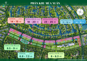 giá bán phân khu mùa xuân eco retreat