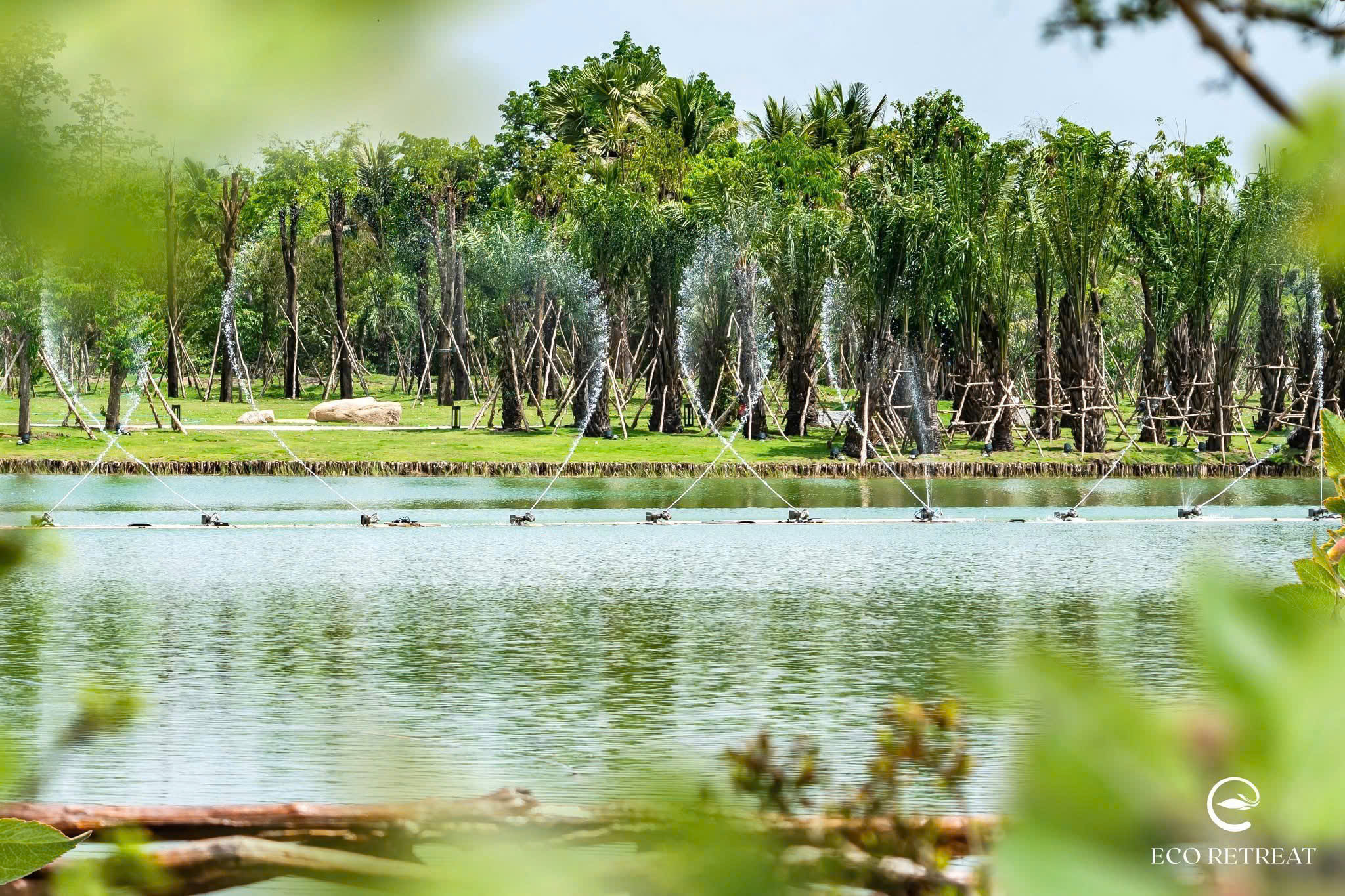 Dự án Eco Retreat - Phòng kinh doanh Ecopark Long An mở bán T4/2025 95 25 Tháng 10, 2025 tien do cay xanh eco retreat t5 2025 7