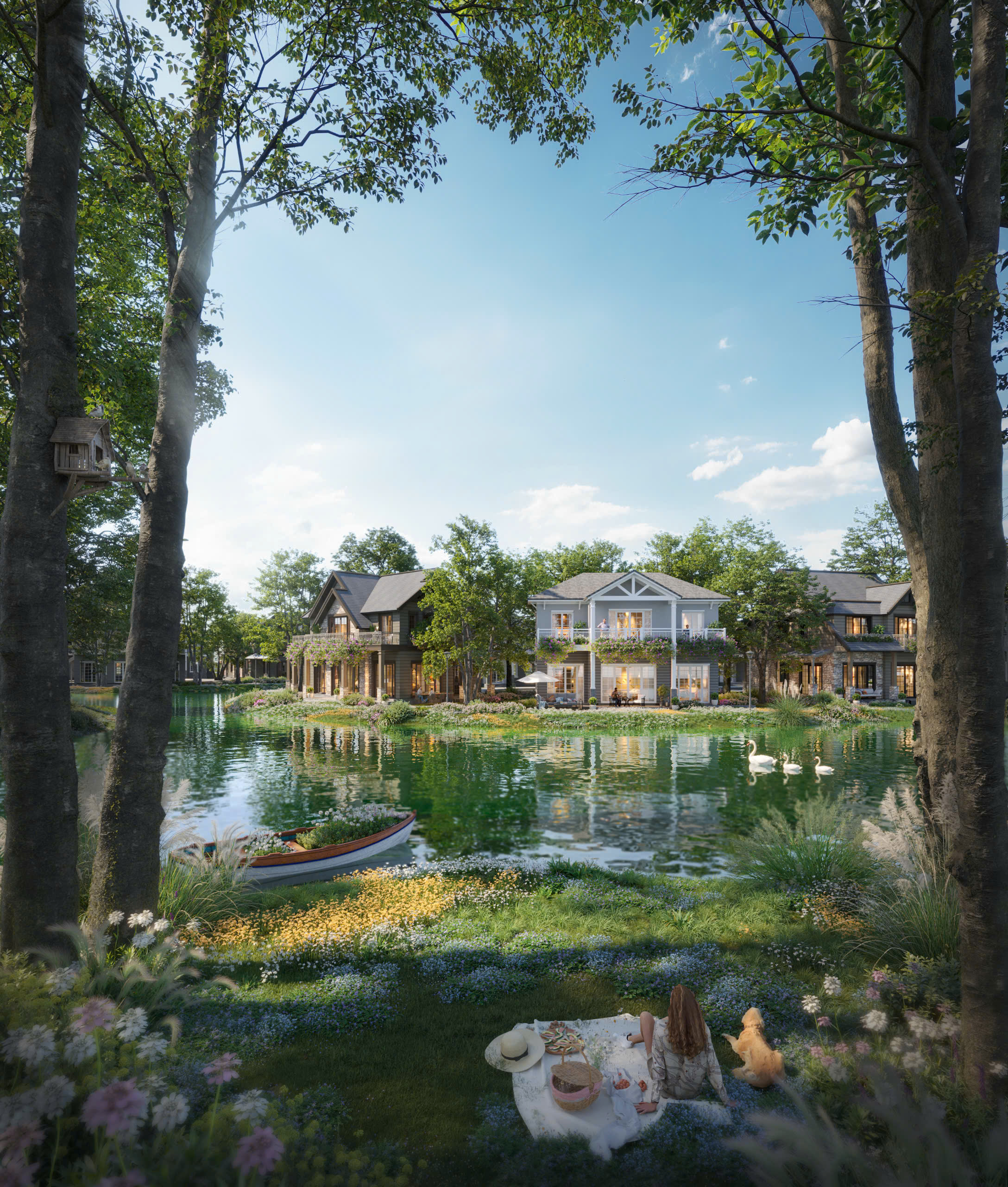 Dự án Eco Retreat - Phòng kinh doanh Ecopark Long An mở bán T4/2025 144 25 Tháng 10, 2025 Song lap Retreat Island