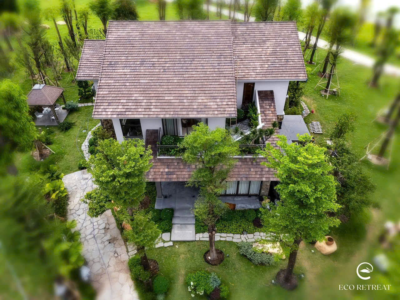 30 Tháng mười một, 2025 nha mau biet thu rung eco retreat mat ngoai 11