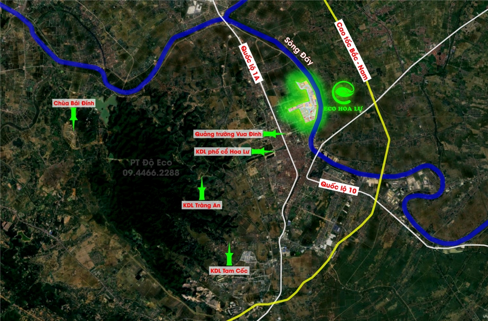 vị trí ecopark ninh bình