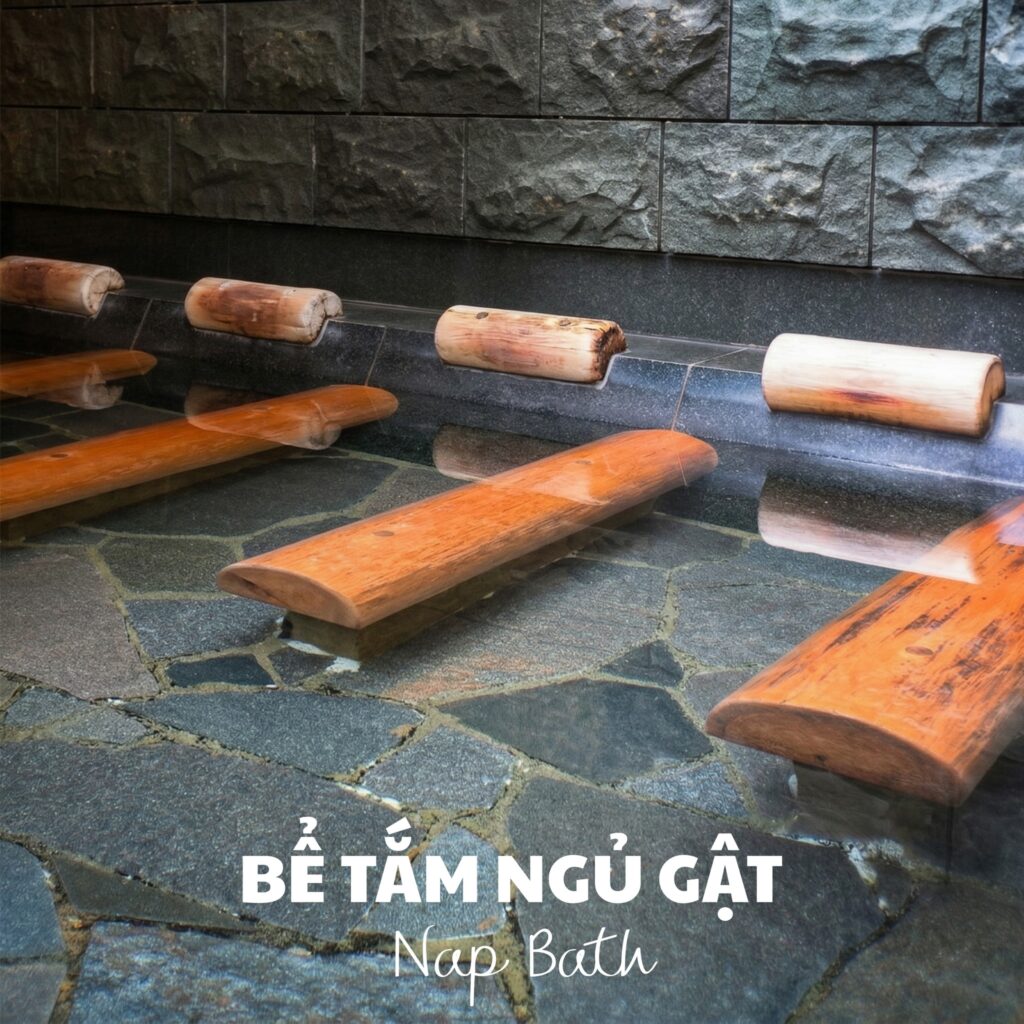 bể ngủ gật forest onsen clubhouse