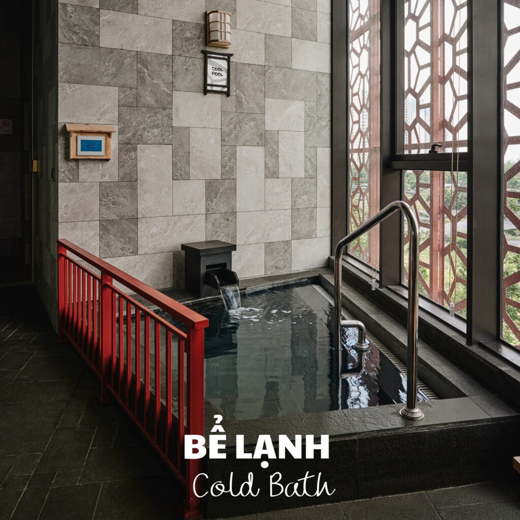 bể lạnh forest onsen clubhouse
