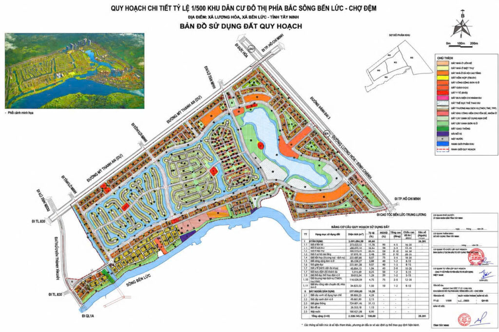Mặt bằng quy hoạch 1/500 Eco Retreat giai đoạn 2