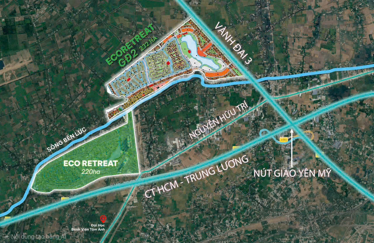 Vị trí giai đoạn 2 Eco Retreat