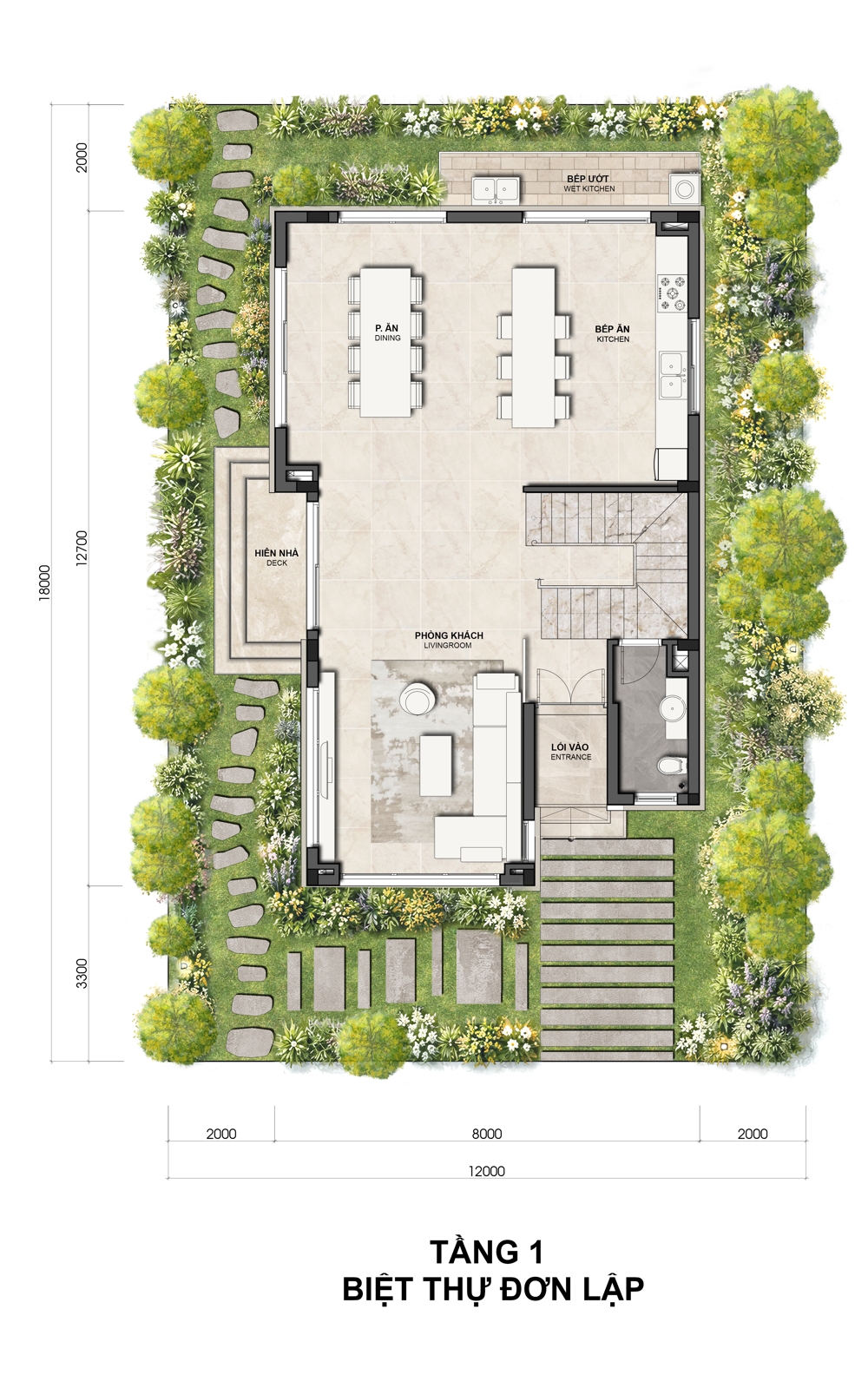 Phân khu Rừng Phượng - Mùa tựu trường đầu tiên tại Eco Retreat mở bán T8/2026 127 6 Tháng 8, 2026 Mat bang tang 1 biet thu don lap rung phuong