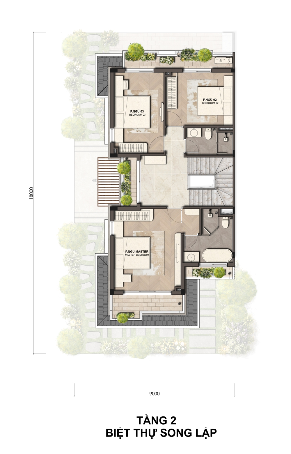 Phân khu Rừng Phượng - Mùa tựu trường đầu tiên tại Eco Retreat mở bán T8/2026 118 6 Tháng 8, 2026 mat bang tang 2 biet thu song lap rung phuong