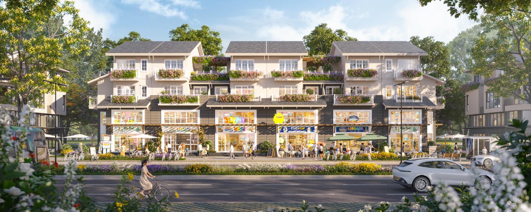 Phân khu Rừng Phượng - Mùa tựu trường đầu tiên tại Eco Retreat mở bán T8/2026 96 nhà phố đại lộ rừng phượng eco retreat