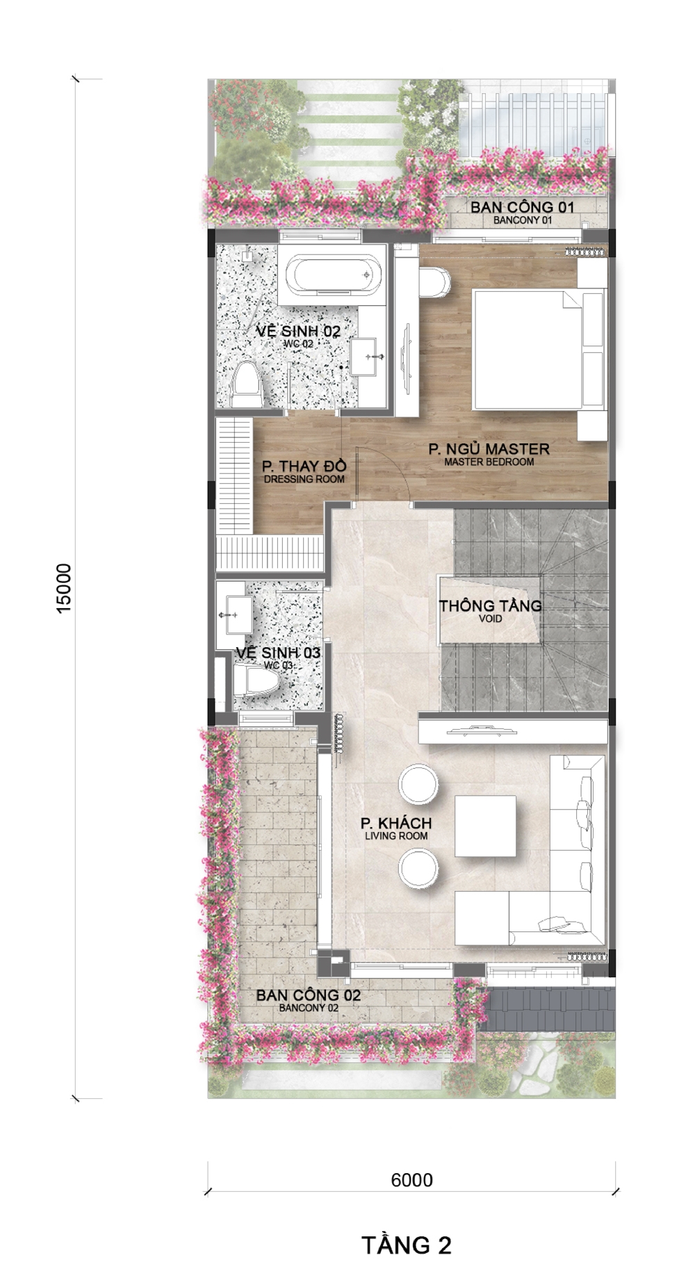24 Tháng 8, 2026 townhouse 6x15 rung mai tang 2 01