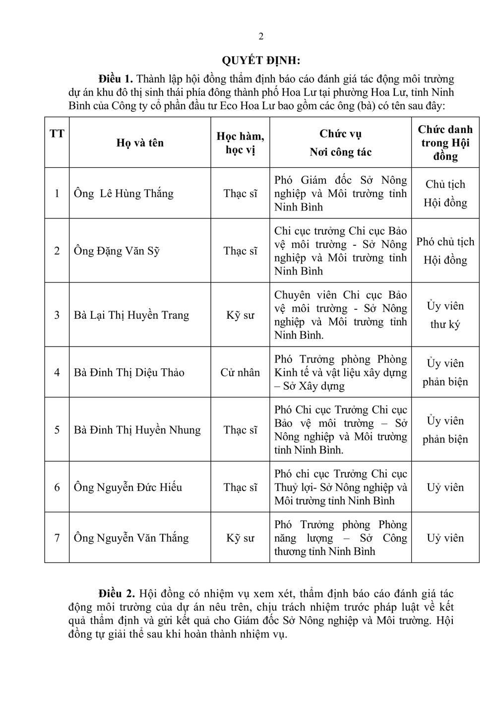18 Tháng 9, 2026 thanh lap hoi dong dmt eco hoa lu trang 2
